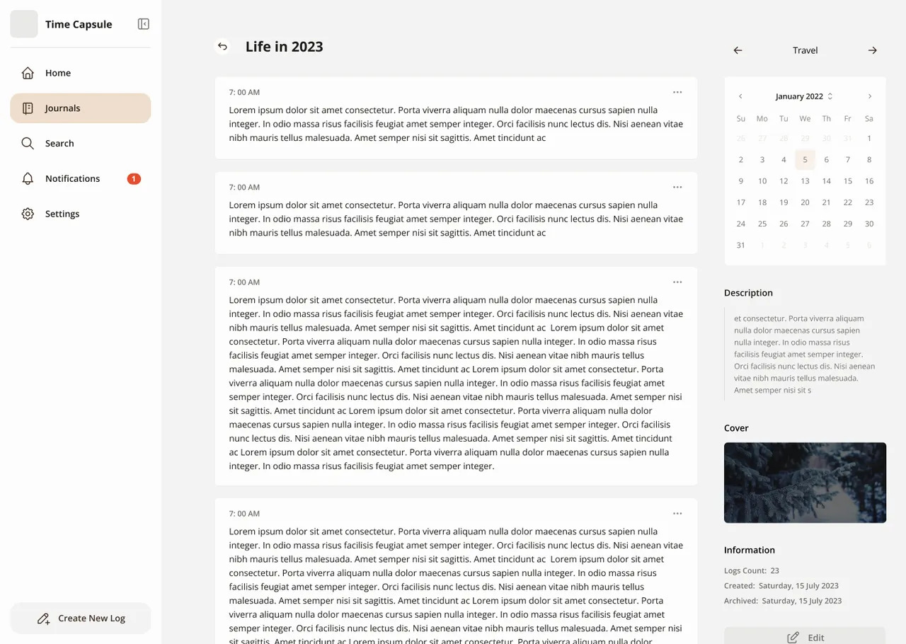 Zeitdose screenshot