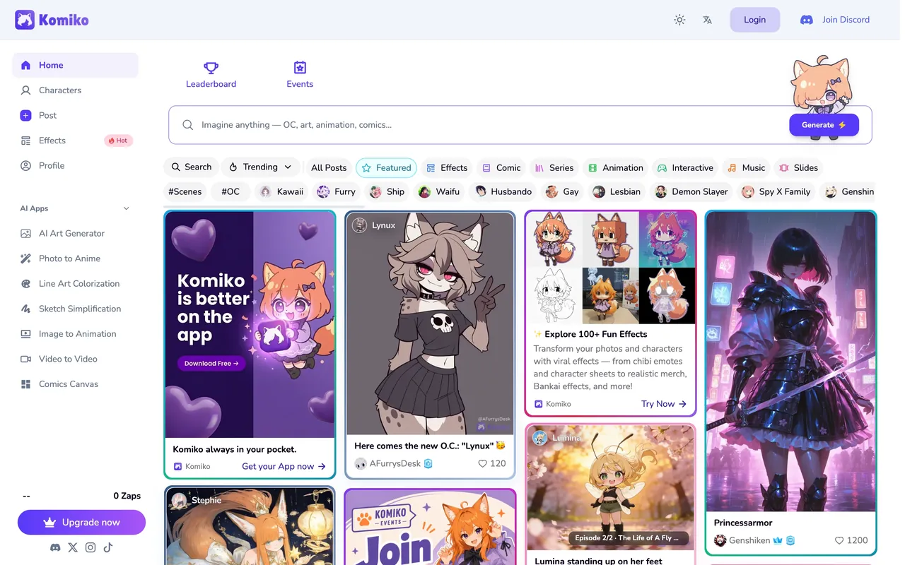 KomikoAI screenshot